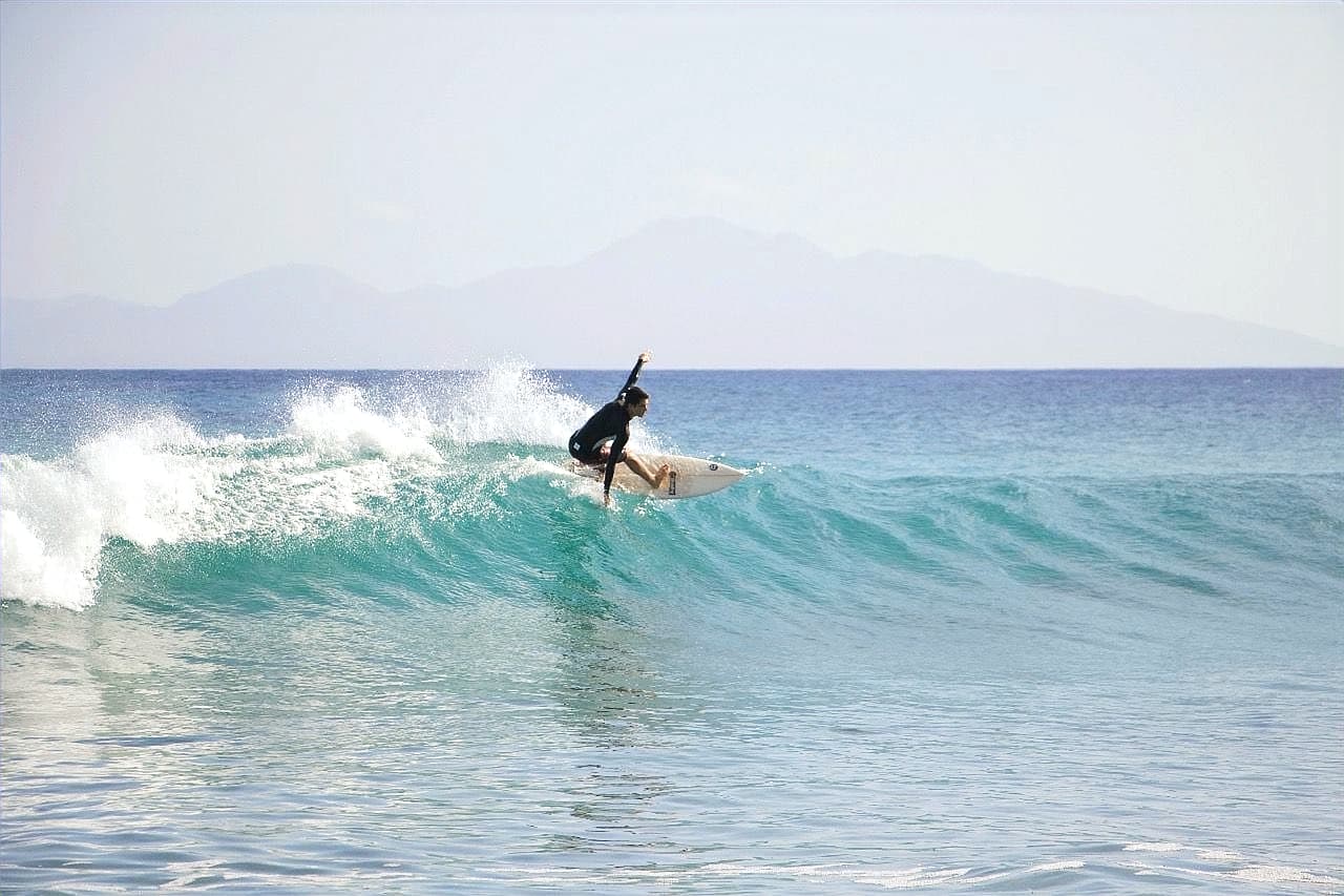 Water sports on the crystal-clear waters of Marie-Galante