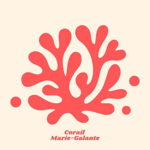Logo of the Corail Marie-Galante association