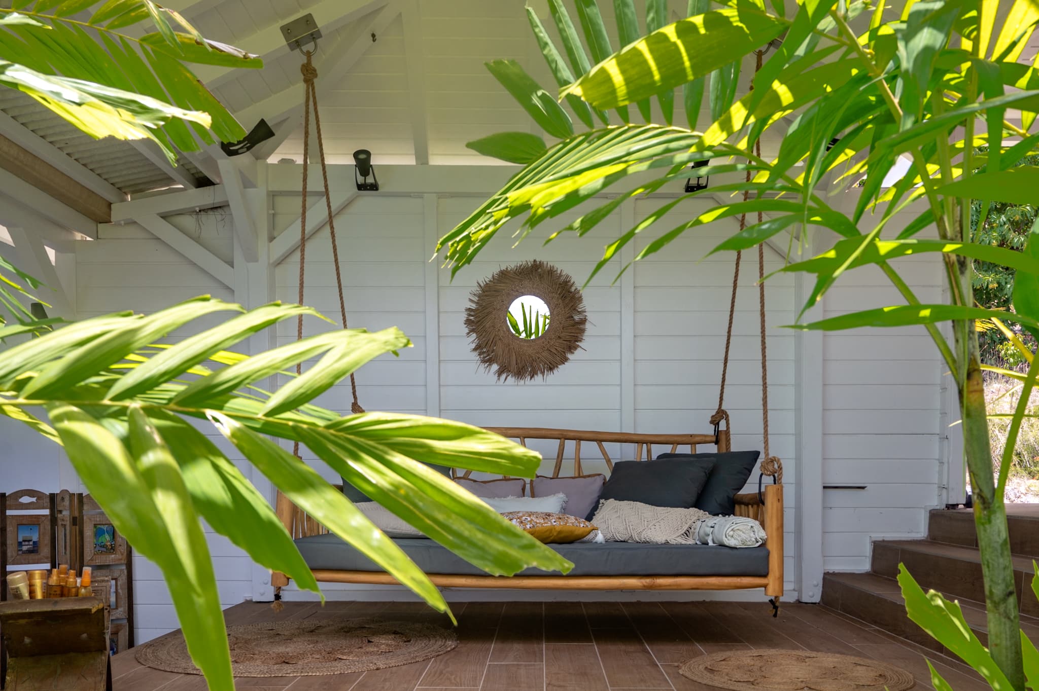 Living room of a Kaza Marie-Galante property