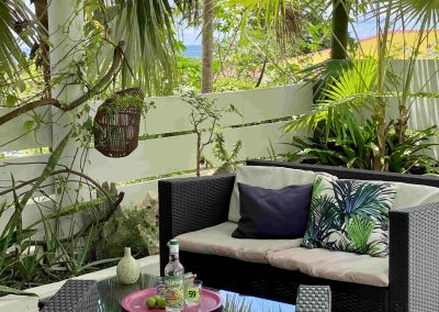 Ti Oasis Kazamariegalante marie galante Guadeloupe Caraibes Antilles salon terrasse