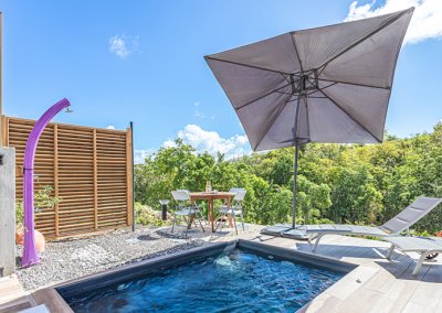 bungalow damien kazamariegalante piscine marie galante terrasse bac a punch terrasse privative